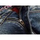 European Punk Style Vintage Bronze Slim Denim Rights Moto Biker Gat Jeans Broek For Men