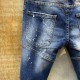 Fashion Dq Brand Biker Stretch Slim Denim Skinny Button Gat Potlead Broek Jeans For Men 150