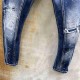 Fashion Dq Brand Biker Stretch Slim Denim Skinny Button Gat Potlead Broek Jeans For Men 150