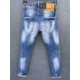 Dj Brand Italy Men's Slim Stretch Denim Button Blue Cat Potato Broek Jeans For Men 035