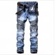 2xl Blue Faux Leather Pants Plein Raw Selveged Jeans Woman Jeans New Classic Design Super Skinny Men Arcade Belts g Star