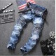 2xl Blue Faux Leather Pants Plein Raw Selveged Jeans Woman Jeans New Classic Design Super Skinny Men Arcade Belts g Star