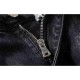 Fashion Brand Men High Patch Ripped Street Black Rits Slim Elastic Broek Jeans for Man