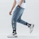 Plus Size Washed Ripped Jeans Shorts Men New Design Watch Designer White Robin Disel Affliction Joggers