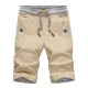 Men's Shorts 2022 Fashion Summer Casual Men Cotton Solid Beach Mens Comfortable Male Homme