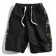 Men's Shorts 2022 Summer Camouflage Casual Breathable Cotton Bermuda Men Drawstring Elastic Waist Beach