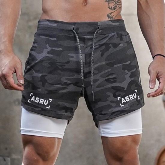 ASRV Men boxer Short Trousers Fitness Bodybuilding Jogger Mens Durable Sweatpants Fitness Workout Short Boxers Skipping shorts ASRV