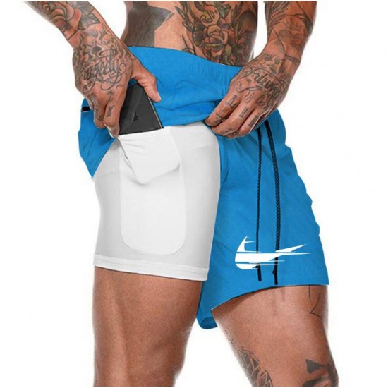 2021 New Arrival Summer Beach Shorts Mens Shorts Fitness Bodybuilding Breathable Quick Drying Short Gyms Men Casual Joggers Knee Leng 3XL