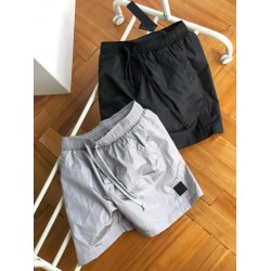 Mens Shorts Track Pants Summer Beach Bottoms With Budge Side Pocket Sweater Trouse Unisex Outwears Street Short Pant Drawstring Adjust Size S-XL