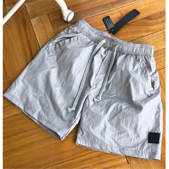 Mens Shorts Track Pants Summer Beach Bottoms With Budge Side Pocket Sweater Trouse Unisex Outwears Street Short Pant Drawstring Adjust Size S-XL