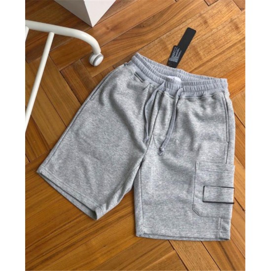 Mens Shorts Track Pants Summer Beach Bottoms With Budge Side Pocket Sweater Trouse Unisex Outwears Street Short Pant Drawstring Adjust Size S-XL