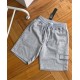 Mens Shorts Track Pants Summer Beach Bottoms With Budge Side Pocket Sweater Trouse Unisex Outwears Street Short Pant Drawstring Adjust Size S-XL