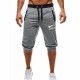 New Fashion Summer Leisure Men Knee Length Shorts Color Patchwork JUST BREAK IT Joggers Short Sweatpants Man Bermuda Shorts