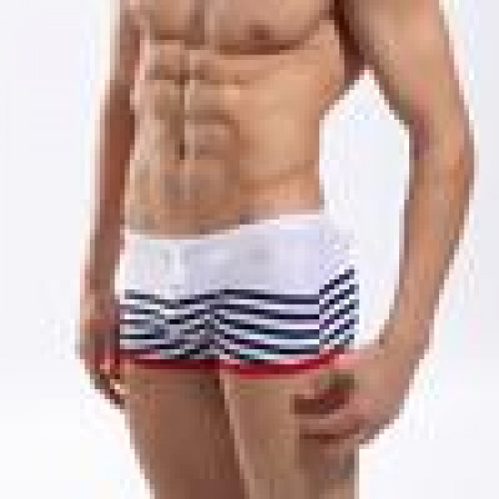 Wholesale-New arrival mens swimwear sexy swimwear men swim trunks men swimwear striped sailor beach carnival