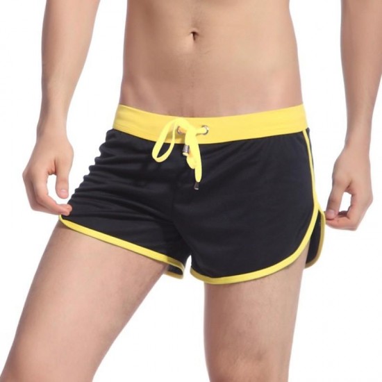 Wholesale Free Shipping Sexy Men Swimwear Swimsuits Surf Board Beach Wear Swimming Trunks Boxer Shorts Gay Pouch