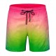 Fashion Men's Shorts Summer Beach Pants Sports Embroidery letters Quick Drying loose Pant Embroidery letters Quick-Dry Short Adjustable Swimming