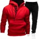 Men's Tracksuits Men Casual Tracksuit Sweatshirt+Sweatpant 2 Pieces Set Sportswear Outfit Autumn Winter Hooded Male Pullover Hhoodies Suit