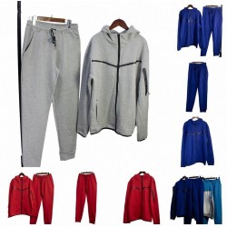 One zipper thick Mens Sportswear tech tracksuit fleece jogger pants tight sweat tracksuit sportwear camo Tracksuits loose drawstring Sweatpants Men Joggers j8FA#