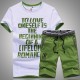 Men's Tracksuits 2022 Summer Casual Short T-shirt , Loose Large Size Korean Sets . Letter Printing Short-sleeved Sportswear