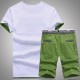 Men's Tracksuits 2022 Summer Casual Short T-shirt , Loose Large Size Korean Sets . Letter Printing Short-sleeved Sportswear