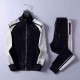 Mens tracking Suit Hoodie Pants Fashion Zip Neck Casual Sport Set Women two Piece Size tracksuit