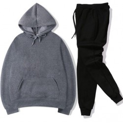 2022 New Fashion Cotton Track Sportswear Suit Mens Tracksuit Autumn And Winter Trousers Hoodie Pullover Two Jogging Suits S-3XL