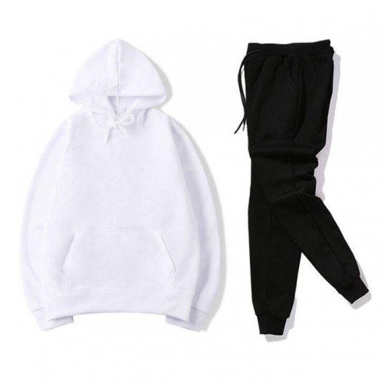 2022 New Fashion Cotton Track Sportswear Suit Mens Tracksuit Autumn And Winter Trousers Hoodie Pullover Two Jogging Suits S-3XL