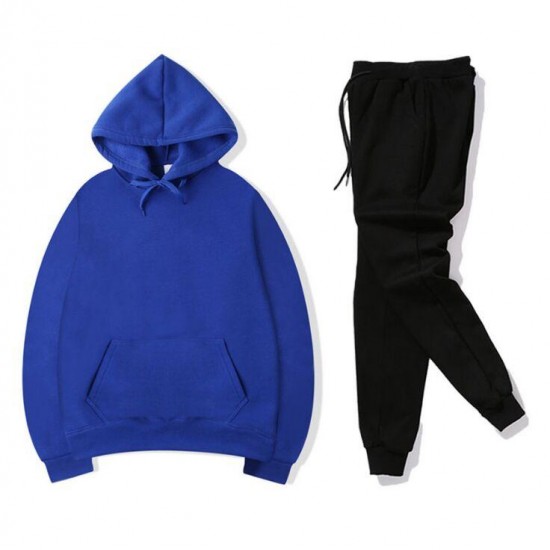 2022 New Fashion Cotton Track Sportswear Suit Mens Tracksuit Autumn And Winter Trousers Hoodie Pullover Two Jogging Suits S-3XL