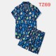 Men's Tracksuits Men Hawaiian Sets Fashion Printing Summer Tracksuit Short Sleeve Button Shirts Beach Shorts Cool Casual Mens Suit 2 Pieces