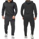 Mens Tracksuits Letter Print fleece Sweatsuits fashion Hommes Jogger Fit Suits Pollover Hooded Hoodies casual Long Pants Outfits ZRTZ2JT