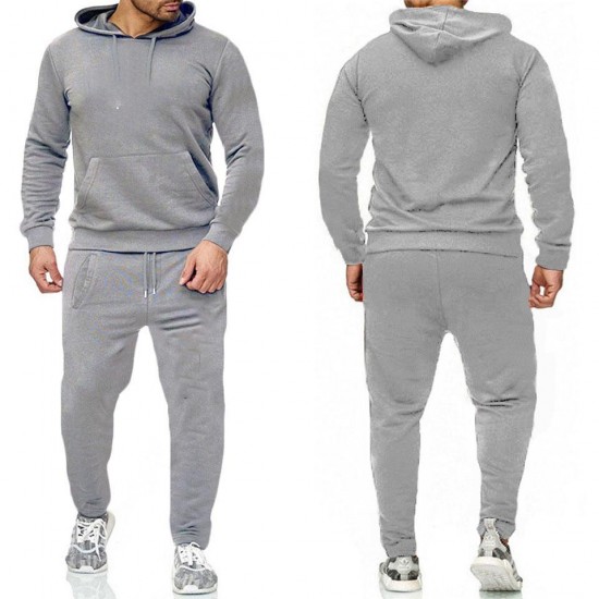 Mens Tracksuits Letter Print fleece Sweatsuits fashion Hommes Jogger Fit Suits Pollover Hooded Hoodies casual Long Pants Outfits ZRTZ2JT