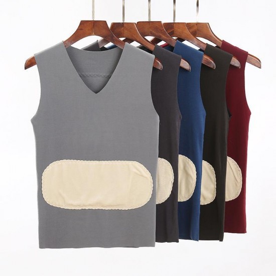 Men's Tank Tops Seamless Autumn Winter Casual Mens Top Vest Cold Protection Base Layer Homme Heating Warm Gym Fitness Underwear