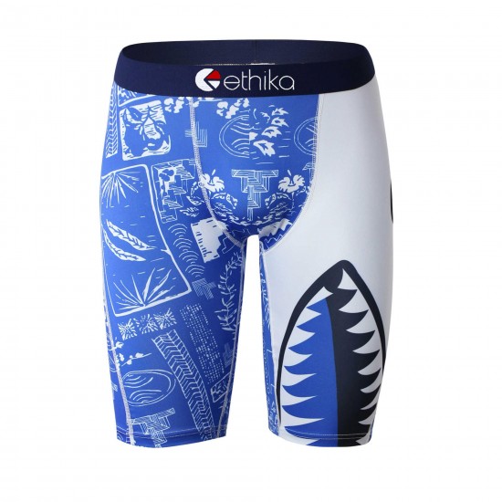 2022 New Fashion Underwear Men Boxers Tight Panties Male Ice Silk Boxer Long Shorts Sport Man