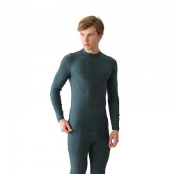 Men Thermal Underwear Autumn and Winter Thick Round Collar Cotton in the Elderly Warm Suit-YF51701