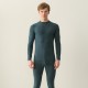 Men Thermal Underwear Autumn and Winter Thick Round Collar Cotton in the Elderly Warm Suit-YF51701