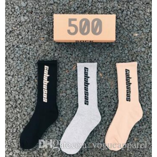 SEASON 6 CALABASAS Socks Skateboard Fashion Mens Letter Printed Socks Sports Socks Sockings Hip Hop