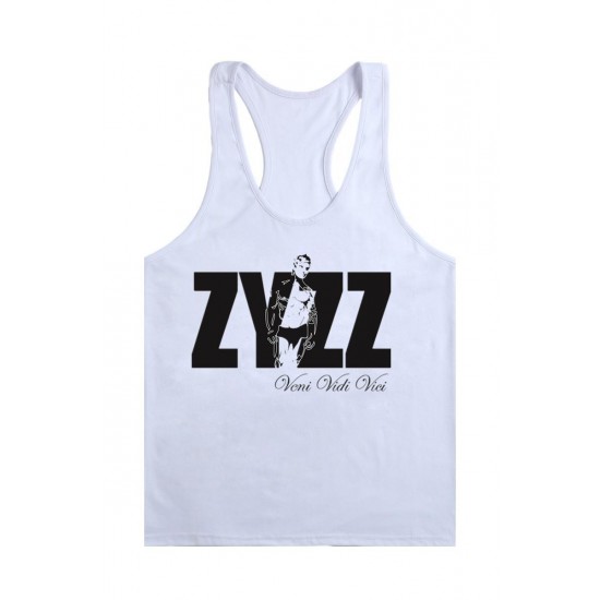 Men's Tank Tops 2022 ZYZZ Printing Gyms Bodybuilding Fitness Top Men Cotton T Shirt Vest Men'