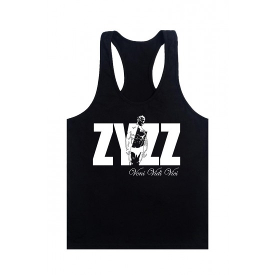 Men's Tank Tops 2022 ZYZZ Printing Gyms Bodybuilding Fitness Top Men Cotton T Shirt Vest Men'