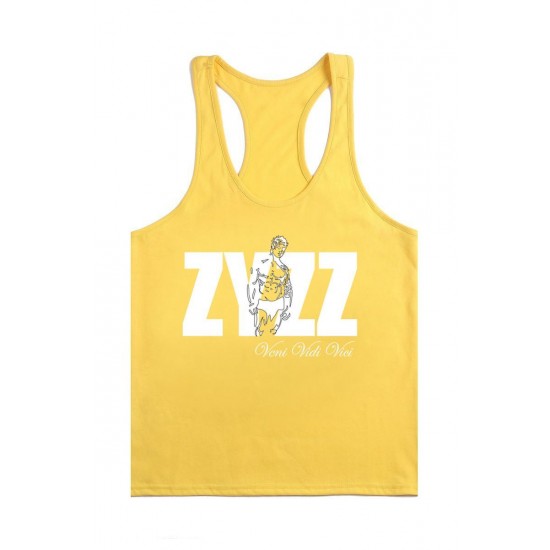 Men's Tank Tops 2022 ZYZZ Printing Gyms Bodybuilding Fitness Top Men Cotton T Shirt Vest Men'