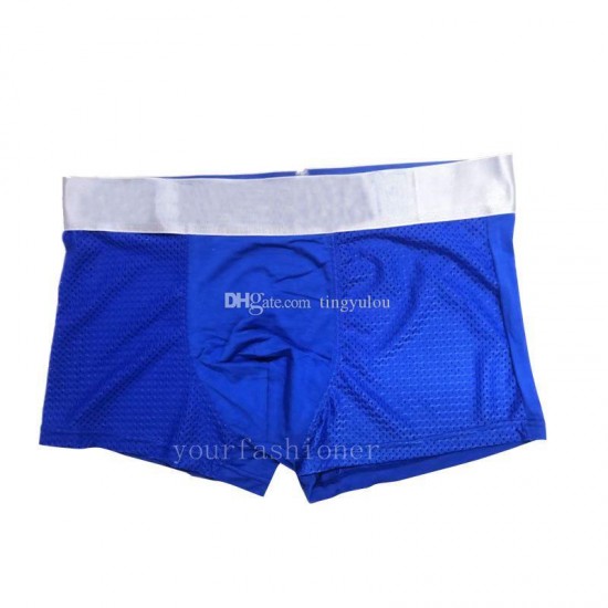 5pcs lot Mens Underwear Underpants Boxer Shorts Modal Sexy Gay Male Ceuca Boxers Breathable New Mesh Man Underwear M-XXL High Quality