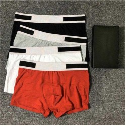 Mens Designers Boxers Brands Underpants Sexy Classic Man Boxer Casual Shorts Underwear soft Breathable Cotton Underwears 3pcs With Box