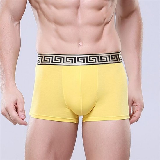 4pcs lot high quality 11 colors sexy cotton men boxers breathable mens underwear branded boxers logo underwear male boxer