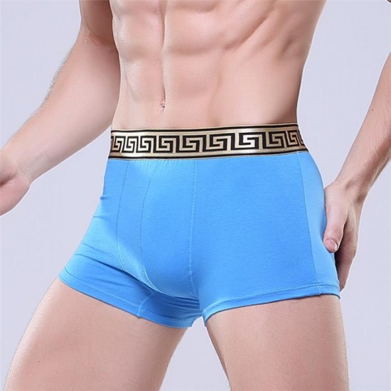 4pcs lot high quality 11 colors sexy cotton men boxers breathable mens underwear branded boxers logo underwear male boxer