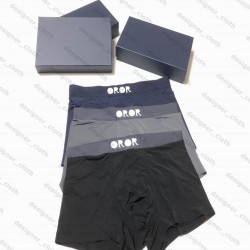 21ss Mens Designers Boxers Brands Underpants Classic Men Boxer Casual Shorts Underwear Breathable Cotton Underwears 3pcs With Box