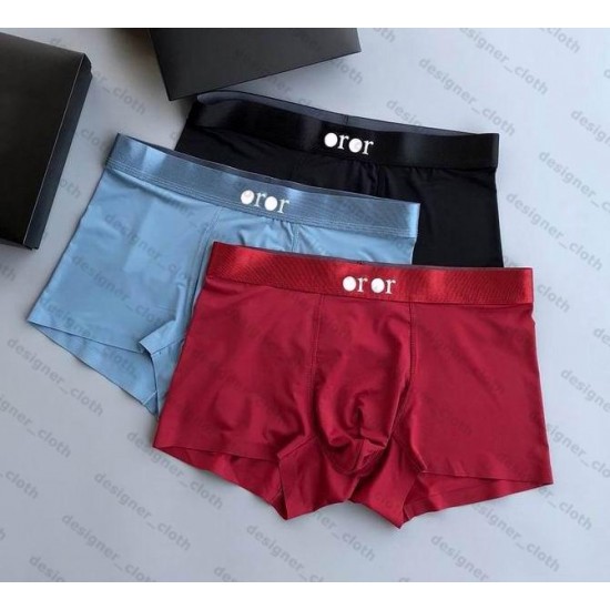 21ss Mens Designers Boxers Brands Underpants Classic Men Boxer Casual Shorts Underwear Breathable Cotton Underwears 3pcs With Box