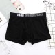 Comfortable men's underwear fashion underpant English letters large waist cotton underpants sexy breathable boxer shorts head