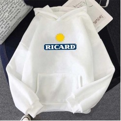 RICARD Hoodie String Winter Clothe Aesthetic Harajuku Pullover Tops Draw Pullovers Oversized Long Sleeve Cotton 220125