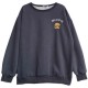 12.8 Plush round neck printed loose sweater Korean simple top