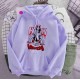 Punk style women's hoodie skull long sleeve casual top goth skeleton dark black loose ulzzang fashion women's sweatshirt 220122