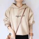 Autumn Winter Women's Hooded Hoodie Letter Print Loose Oversized Sweatshirt Korean Japan Ladies Hoodies Casual Female Y2K Top 220124